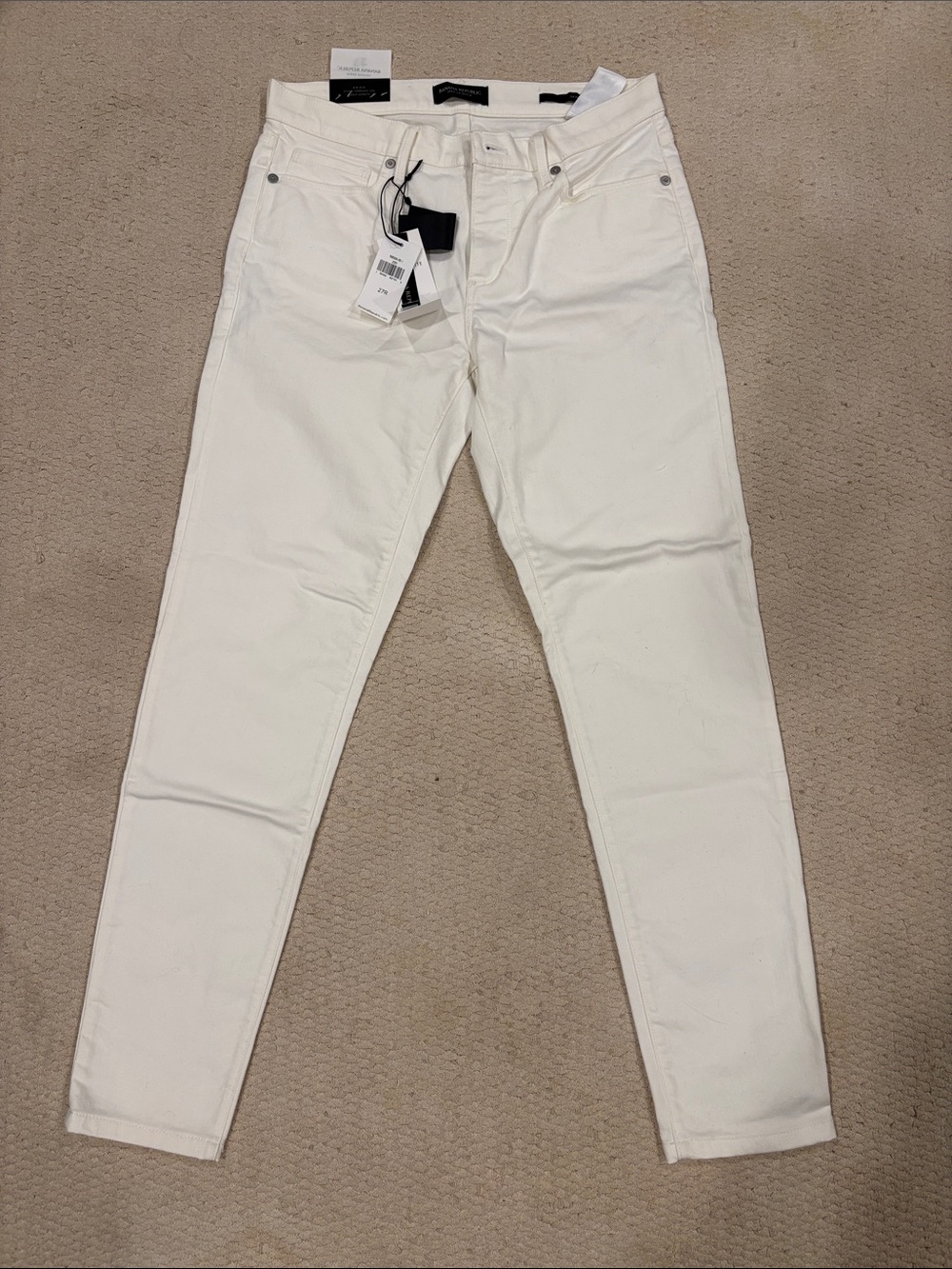 Banana Republic White Women's Skinny 27
